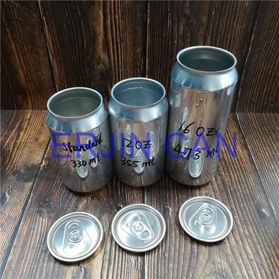 Empty Aluminum Can Standard Sleek Fit 330ml 11.15oz 11.3oz Brite for Beer