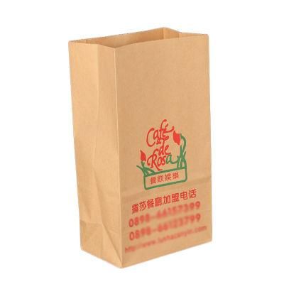 Made in China Fried Food Packaging Bag Custom Logo Printed Greaseproof Paper Bag