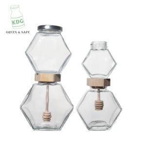 Hot Sale 100ml 180ml 280ml 380ml Glass Jars Wholesale Customize OEM Cheap Flint Honey Food Glass Jars