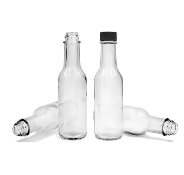 150ml Glass Bottle Chili Sauce Bottle with Lid