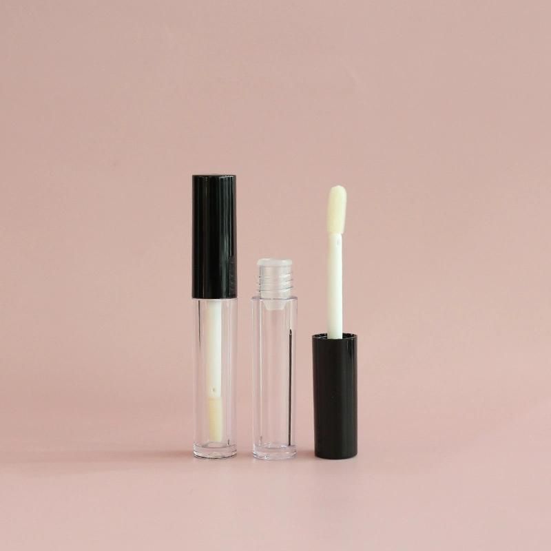 1.5ml Mini Lipgloss Tube Black Lip Gloss Container with Wand