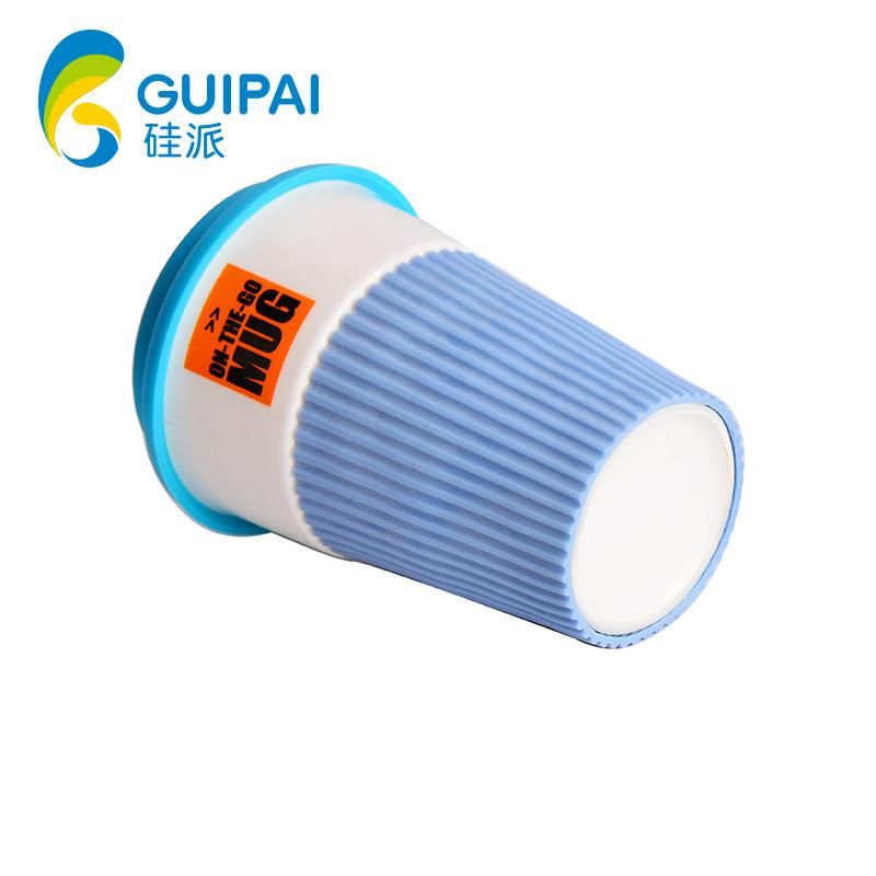 High Quality Custom Design Silicone Lid and Sleeve for Cup