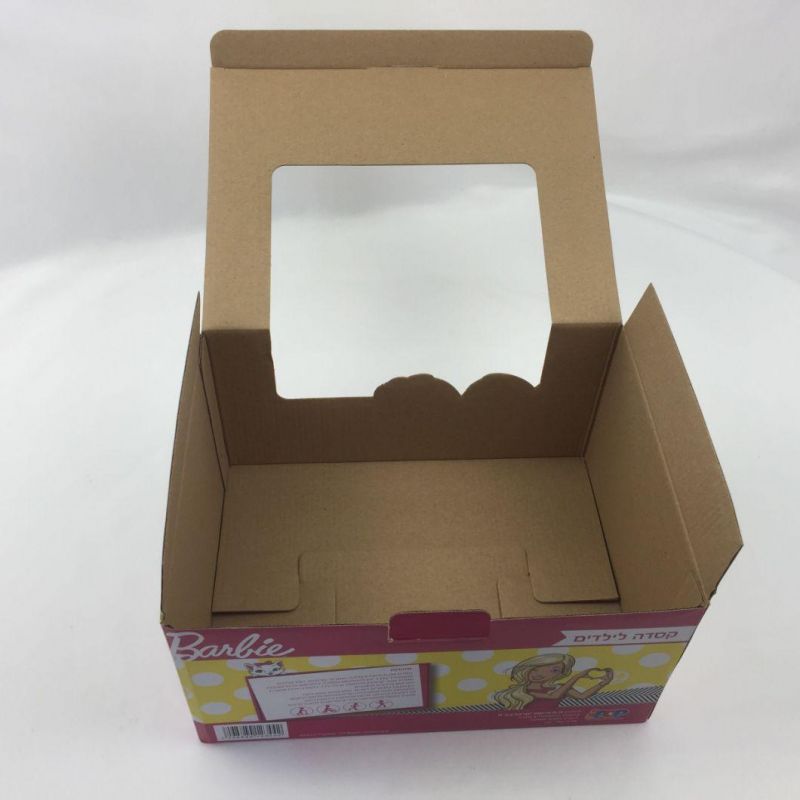 Hot Sale Artpaper Full Color Printing Open Window Corrugated Color Boxes for Kids Product