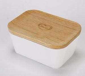 High Quality Wooden Lid for Butter Dish and Salad Bowl Food Jar
