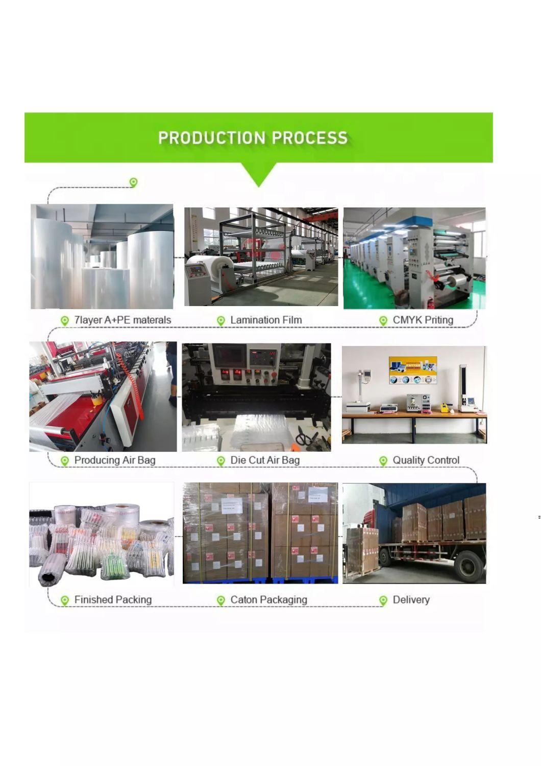 Stock Factory Automatic Filling Air Sell Sealed Bubble Air Column Bags for Shipping Wrap Prortection