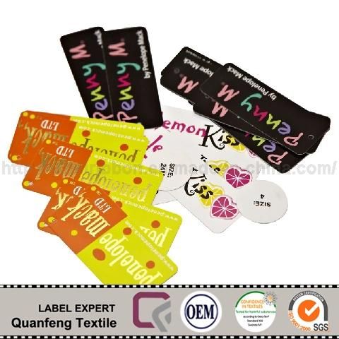 High Quality Garment Trademark Hang Tags