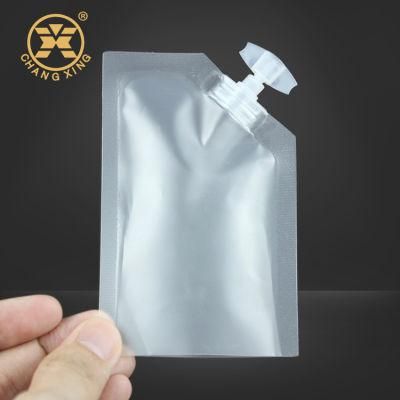 Plastic Transparent Thin Good Price Rts 5ml Mini Corner Spout Bag Pouch