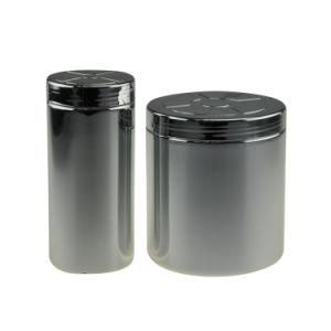 Gensyu Food Grade Pharmaceutical Wide Mouth HDPE Chrome Jars (with closure)