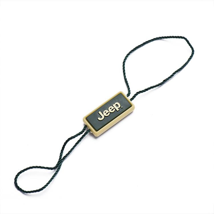 Custom Garment Tag Plastic String Hang Tag Seal for Clothing (DL129-1)