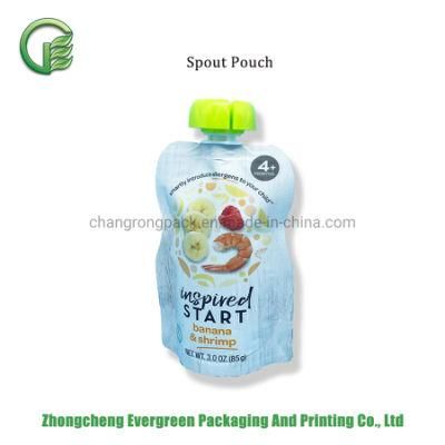 Microwave Food Packaging Spout Pouch Sauce Liquid Ready-to-Eat Meal Packing Doypack Pouches