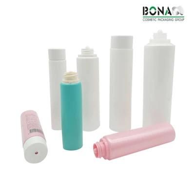 Easy Open Center Dispense Cap Plastic Cosmetic PE Tube Packaging