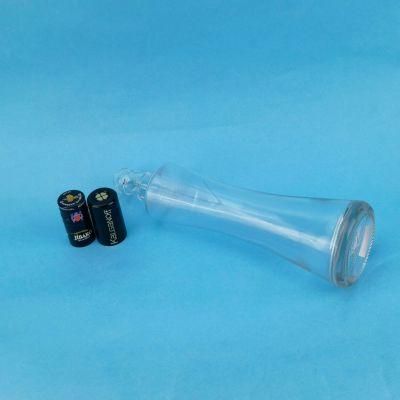 520ml Clear Cylinder Whiskey Liqueur Glass Bottle
