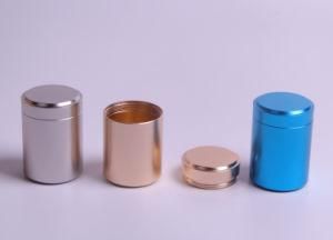 Tea Tin Canister, Titanium Alloy Metal Box
