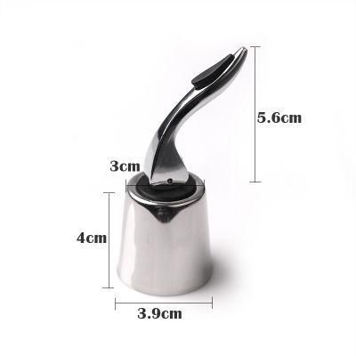 Wine Bottle Stopper Stainless Steel, Wine Bottle Plug with Silicone, Expanding Beverage Bottle Stopper, Bottle Sealer Keeps Wine Fresh Esg13867