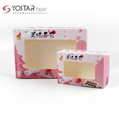 Custom Disposable Eco-Friendly Biodegradable Take Away Sushi Packaging Box