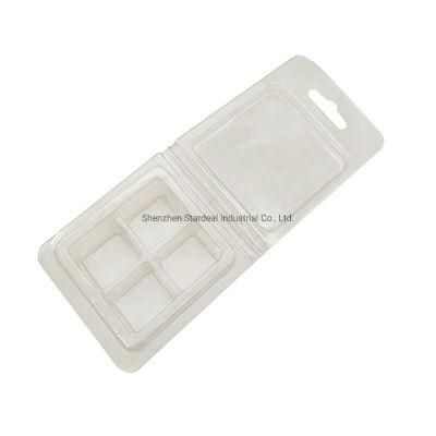 Plastic Clear Candle Blister Packaging Wax Melt Molds Clamshell