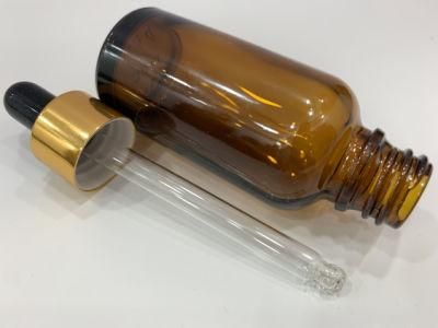 100ml 50ml 30ml 10ml Essential Oil Amber Bottle Dropper Glass Bottle with Tube