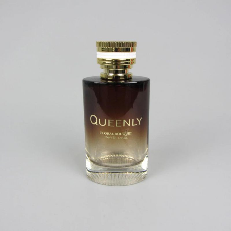Clear Coated Empty Glass Oil Perfume Bottle 100ml