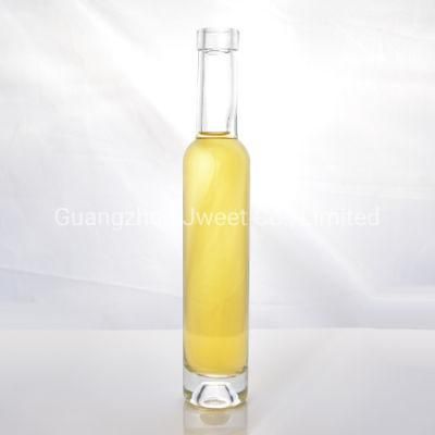 Customized Tall Round Glass Bottle 200ml