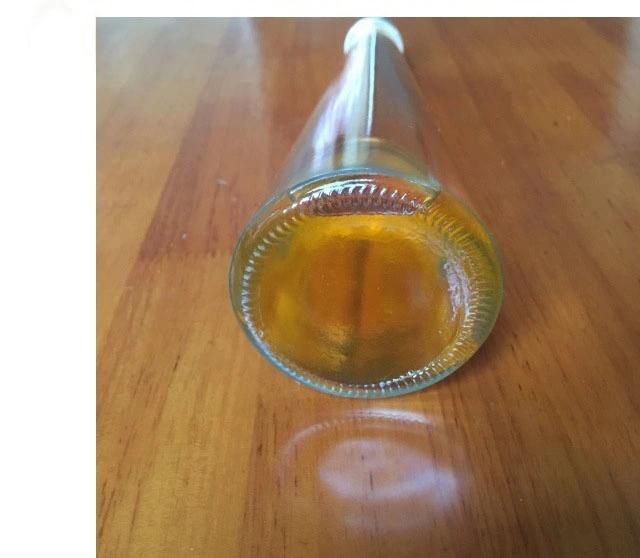 Conical Shape Glass Beverage Bottle Packaging with Metal Screw Cap
