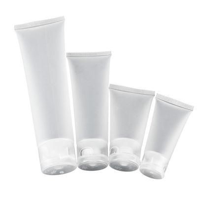 Plastic Transparent with Screw Cap Cosmetic Packaging Tube Cream