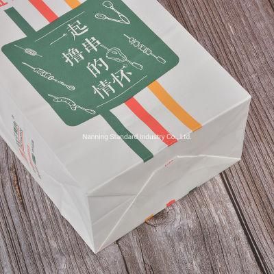 Custom Logo Heat Seal Greaseproof Microwave Popcorn Bag Paper Bags for Food