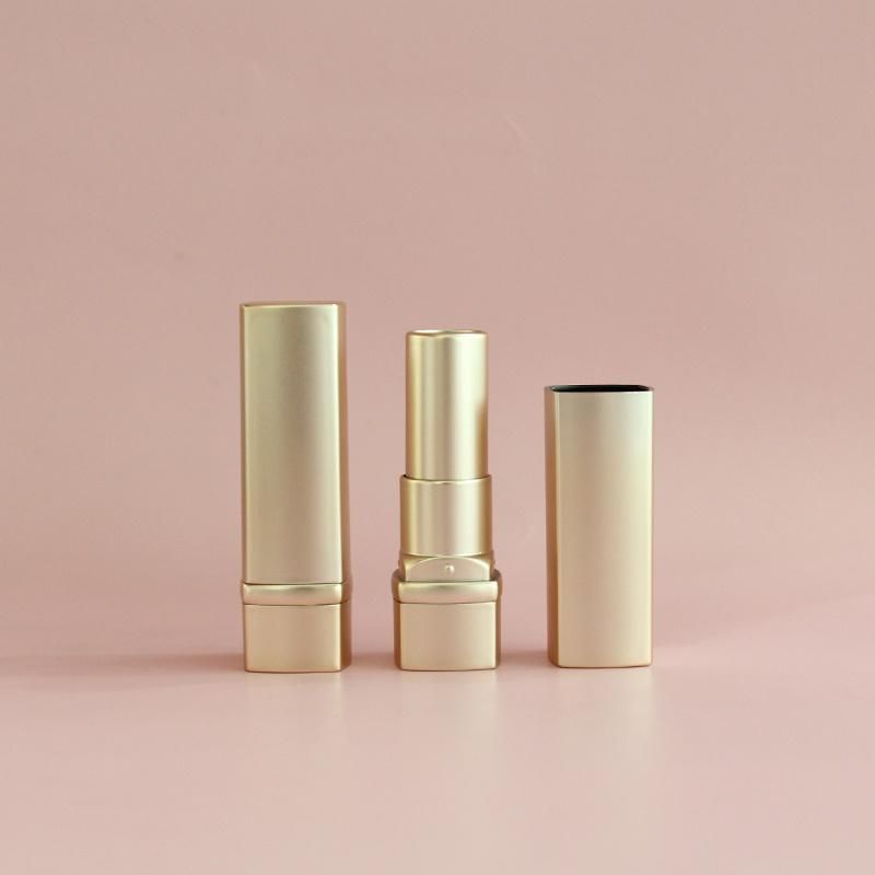 Gold Lipstick Container Packaging Wholesale Custom Plastic Tube for Cosmetics