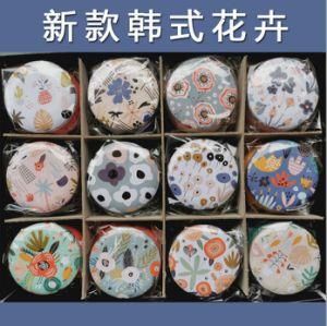 Korean Flower Series Wind Design Jewelry Tea Tinplate Box Gift Packaging Iron Box