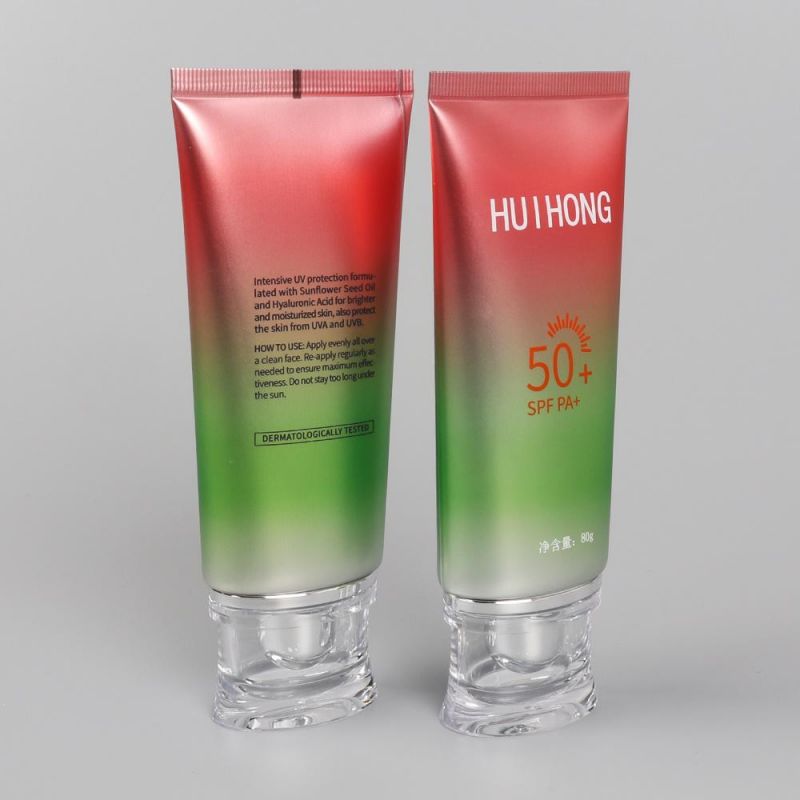 New Design 50ml 75ml 100ml 120ml 150ml Soft PE Plastic Packaging Tube for Face Wash Packing