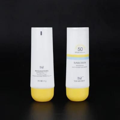 Flip Cap Cosmetic Cream Packaging Plastic Squeeze Toothpaste Tube