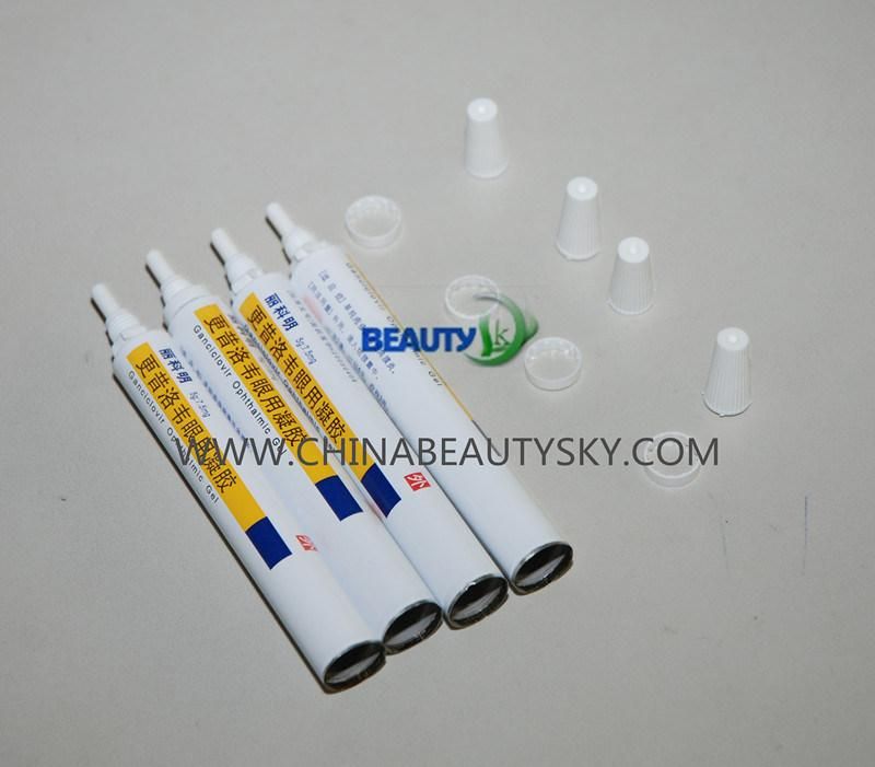Pharmaceutical Packaging Tubes Collapsible Aluminum for Eye Ointment
