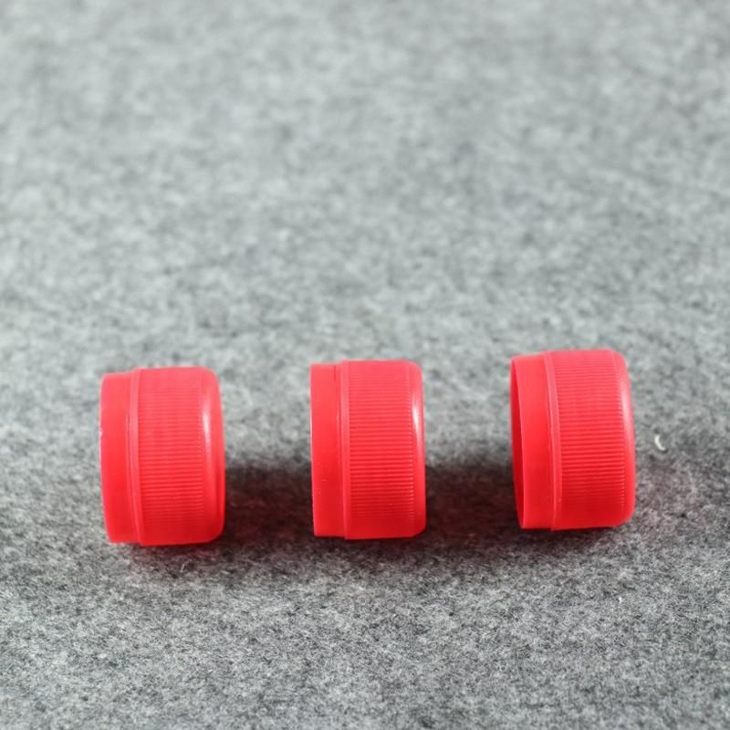 Competitive Price China Supplier 28mm PP Plastic Caps Red Colors High Neck for Bottle