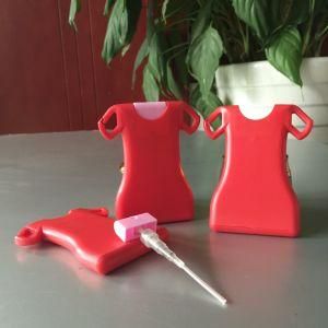 Sample Free Any Color Women Dress Shaped Hand Sanitizer Pocket Spray Bottle