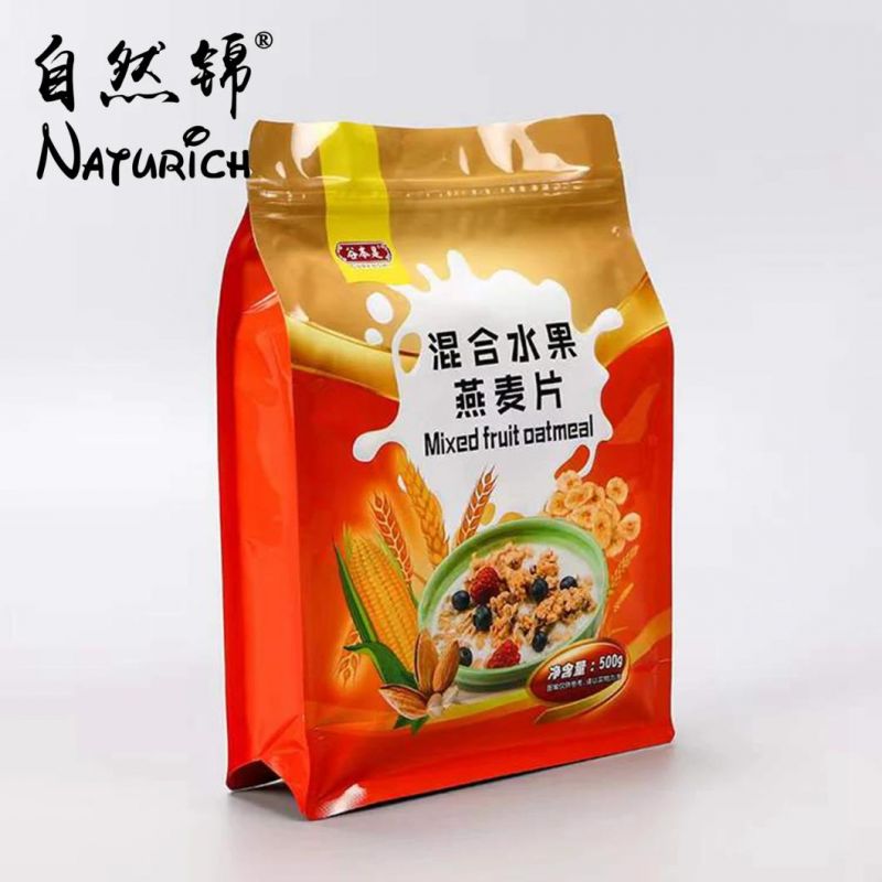 500g Granola Oatmeal Cookies Packaging Bag Mylar Bag Food Packaging Pouches