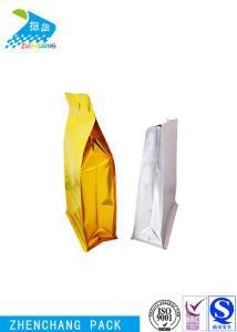 Food Pet Food Snacks Tea Sugar Coffee Powder Packaging Bag Plastic Flexible Laminated Flat Bottom Pouch