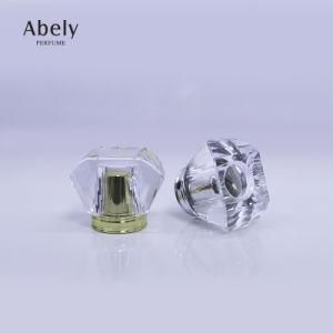 Customized Glass Perfume Packaging Bottle with Perfume Packaging Zamac/Acrylic Cap