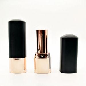 Empty Square Black Color Lipstick Tube, Lip Balm Container