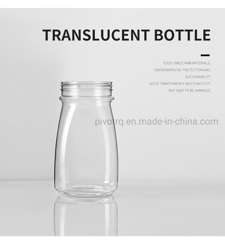 450ml 15oz Food Grade Empty Plastic Pet Bottles for Food Storage