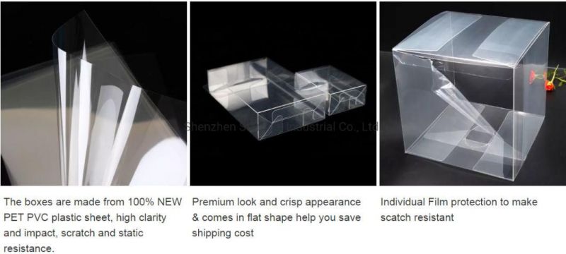 Plastic Transparent Small Clear PVC Box Custom Clear Plastic PVC Pet Box Packaging