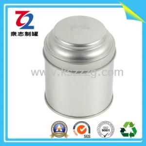 Round Tea Tinplate Box, Metal Tea Caddy, Tea Tin Box