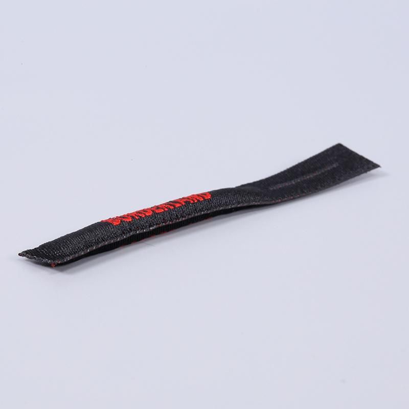 Garment Accesssories Manufacturer Fabric Filling Custom Woven Zipper Puller for out-Door Wear