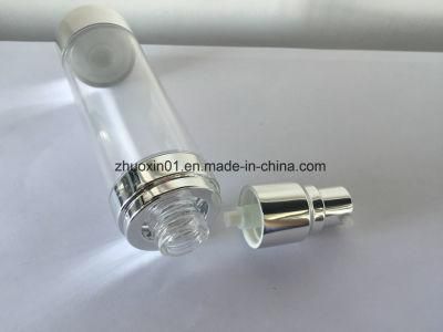 UV Coating Popular Design Plastic Shining Acrylic Airless Bottle