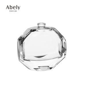 Empty Sprayer Glass Perfume Bottle with Flocking Effect