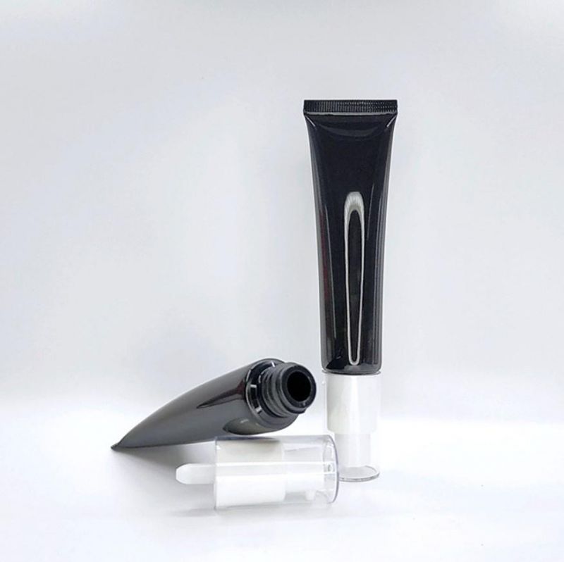 Wholesale Chinese Manufacture Customize Design 5 Layer Soft Tube Material Luxury Plastic for Facial with Silver Cap Pump Dispenser