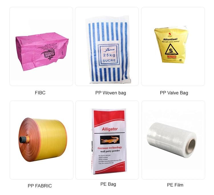 China Supply Rice Flour Packaging Woven PP Sack White Color Good Quality PP Woven Bags