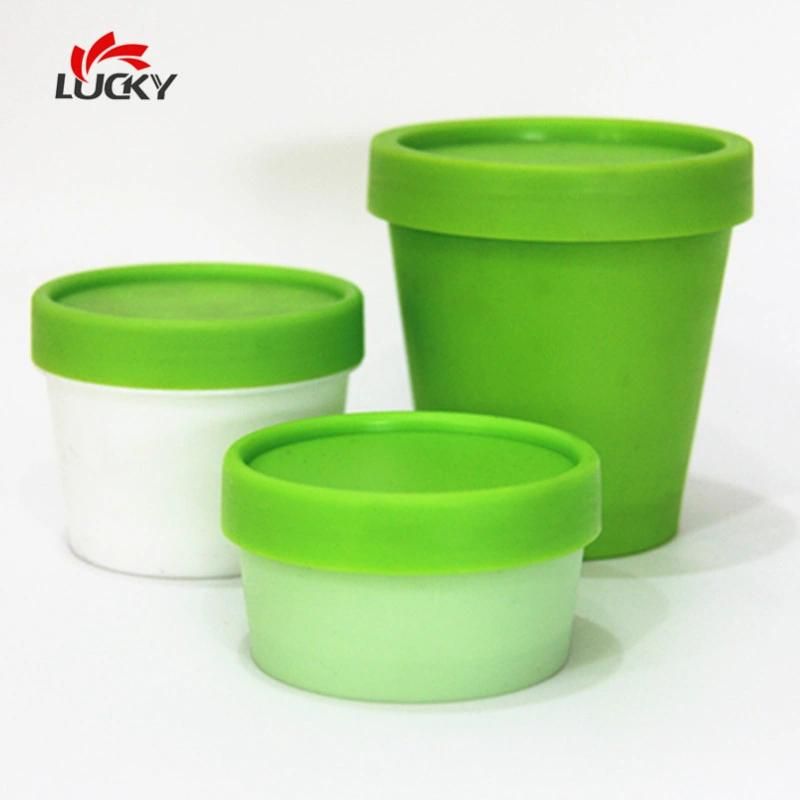 50g 100g 200g PP Plastic Mask Jar, Empty Cosmetic Jar