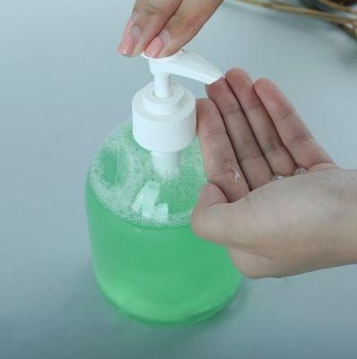 Round and Square 500ml Plastic Bottle with Pump Head for Alcohol Gel