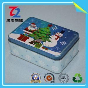 Small Customer Rectangular Tin Box for Gift