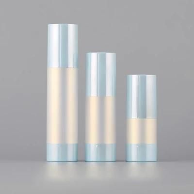 15ml 30ml 50ml Cosmetic Packaging Airless Acrylic Lotion Bottle Airless Bottle Cosmetic with Pink Design