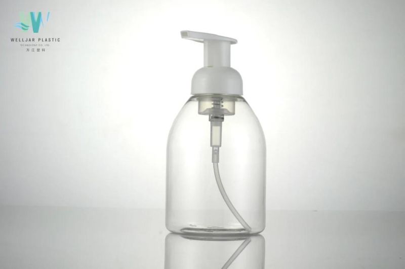 Customized Color Hand Wash Plastic Bottle with PP Pump